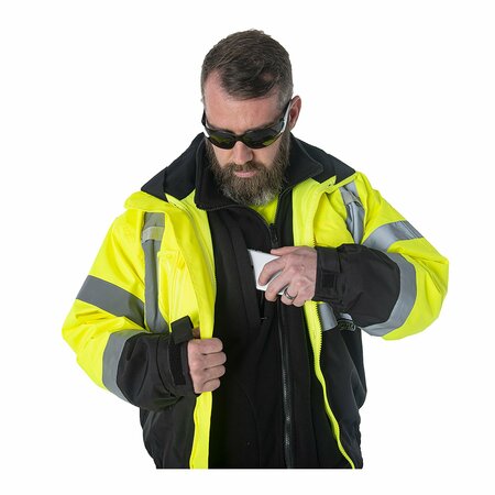CORDOVA Reptyle 3-in-1 Bomber Jackets, Lime, XL J301-XL